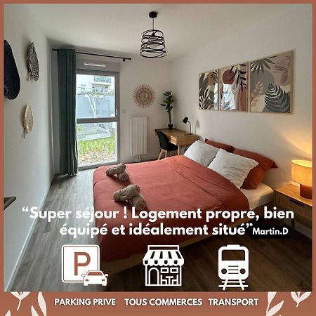 T3 Moderne - Proche Tram - Parking Prive Appartement Angers Buitenkant foto